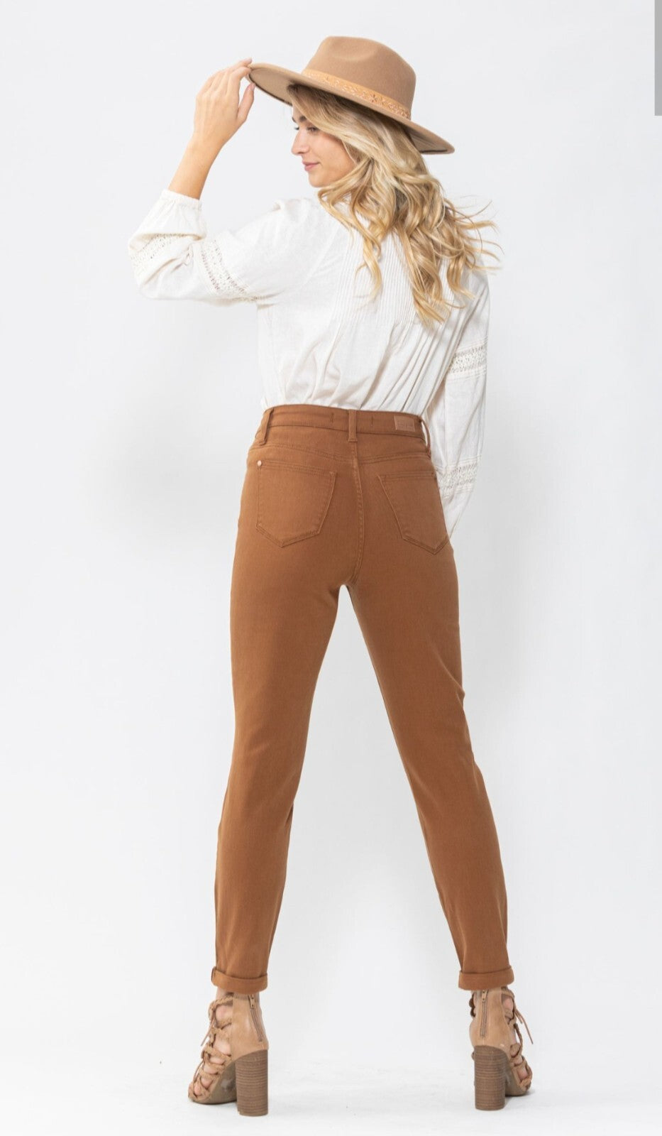 Judy Blue Slim High-Rise Brown Jeans