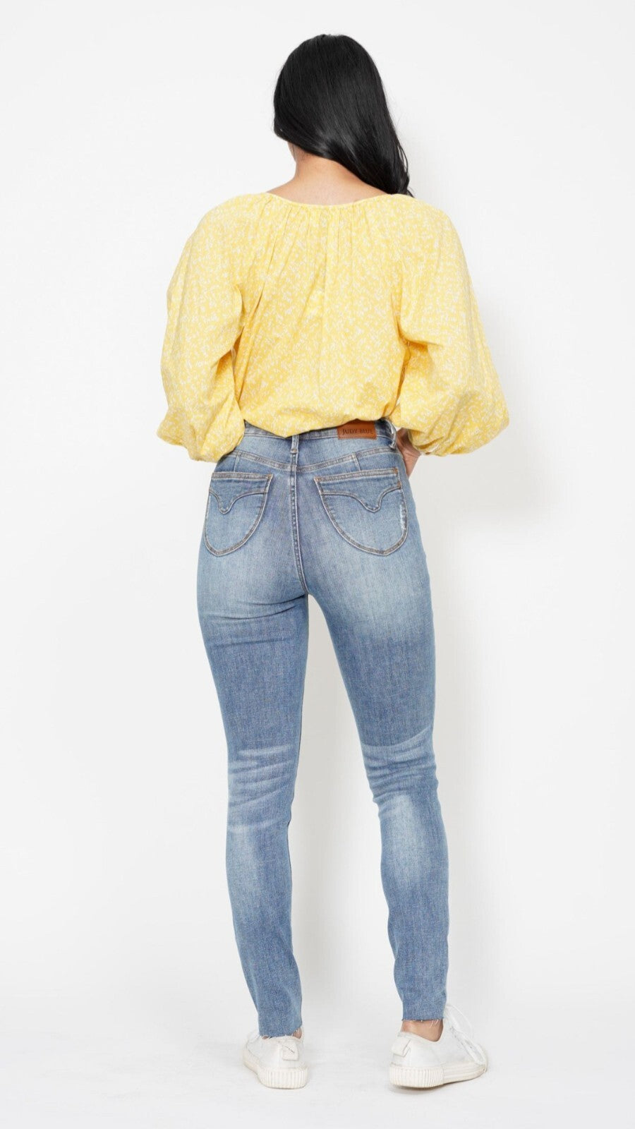 Judy Blue High Waist Skinny With Vintage Pockets Tummy Control Jeans