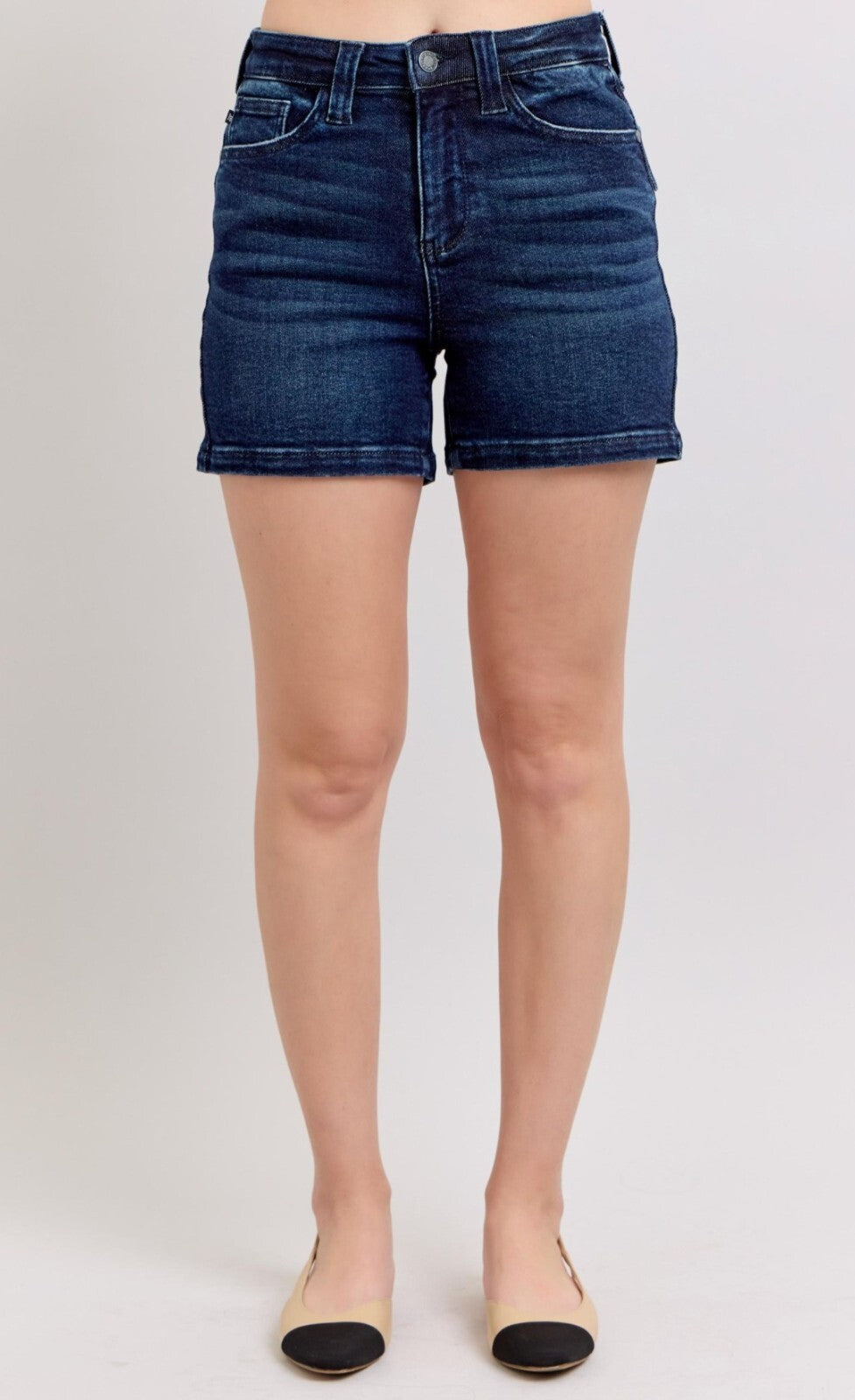 Judy Blue High-Rise Back Flap Pocket  Shorts