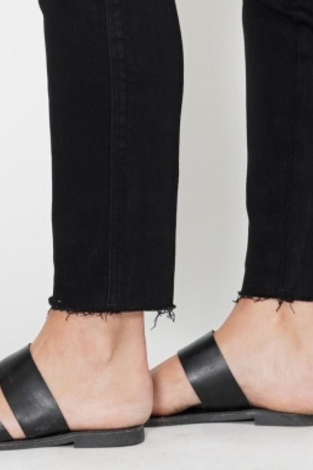 Judy Blue High Waist Tummy Control Black Skinny  Jeans