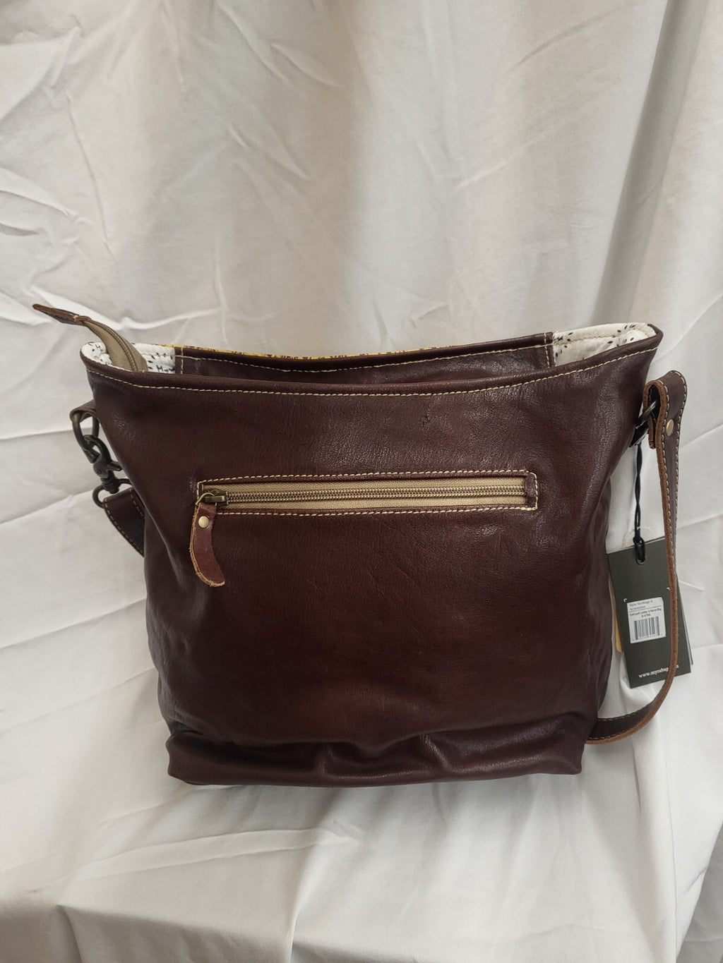 Gold Spell Leather & Hairon Myra Bag