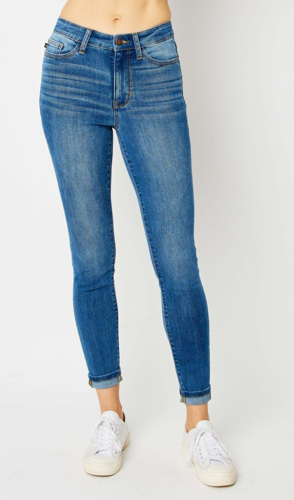 Judy Blue High Waist Non Distressed Skinny  Jeans