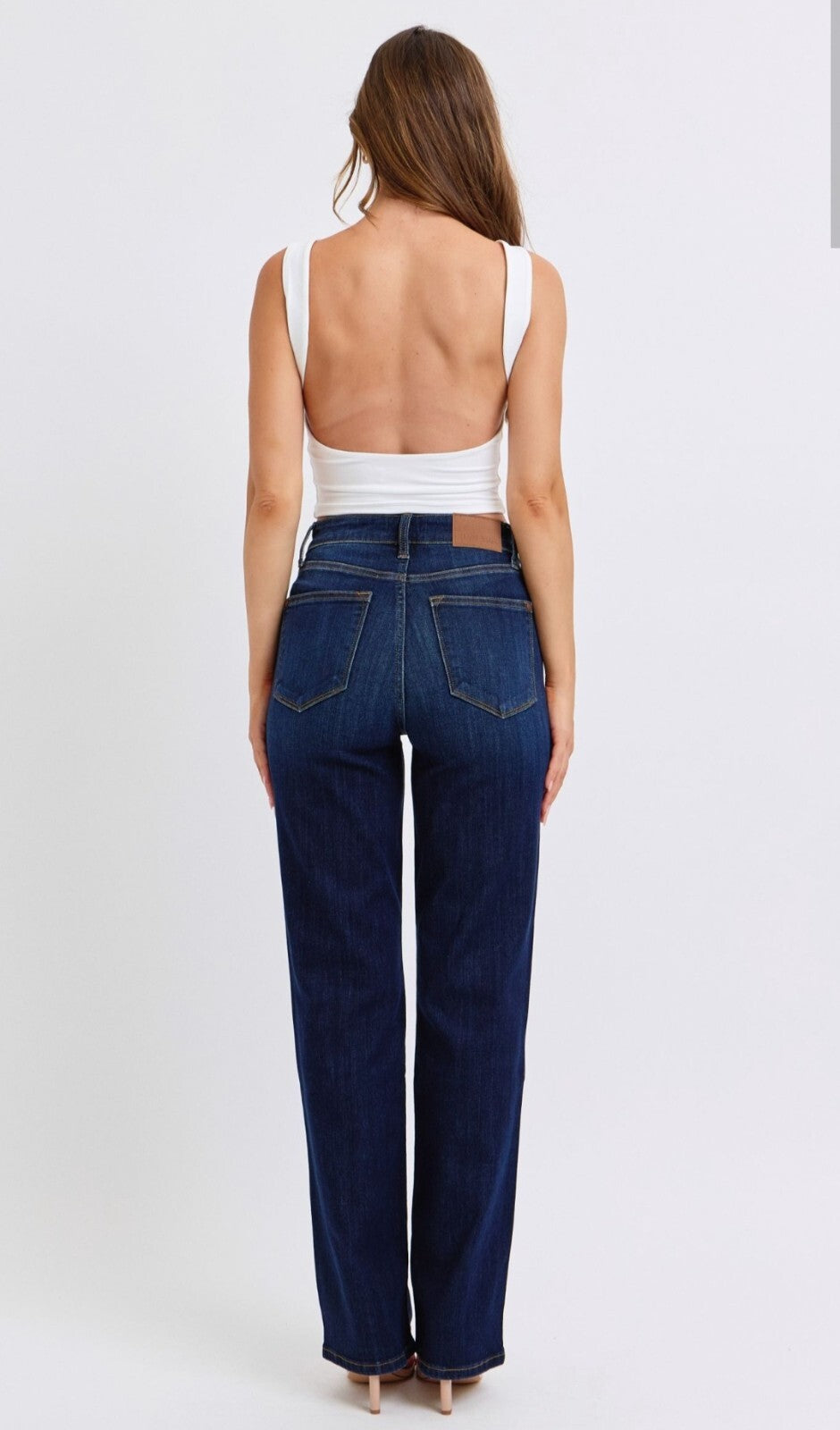 Judy Blue High-Rise Straight Fit Jeans