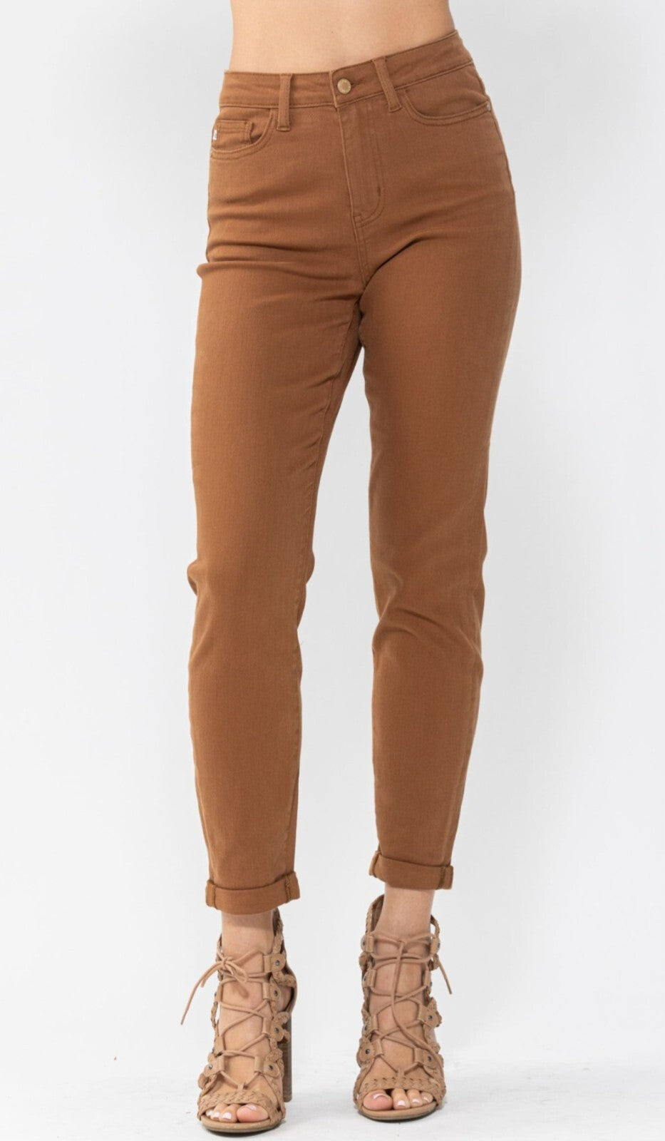 Judy Blue Slim High-Rise Brown Jeans