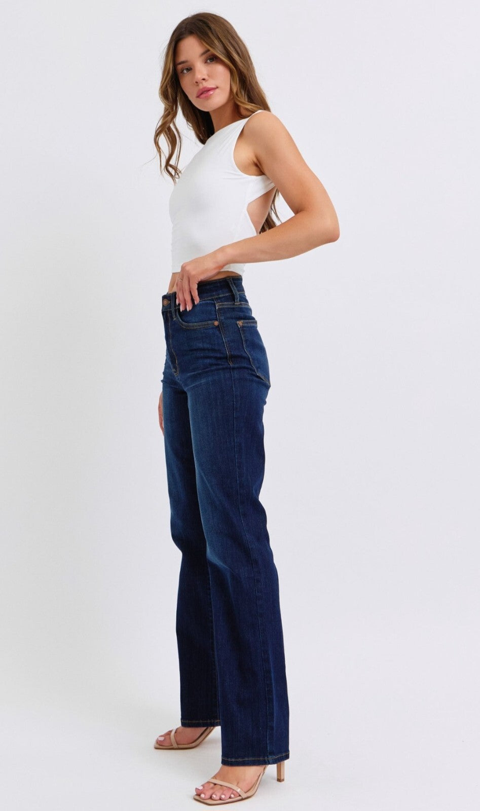 Judy Blue High-Rise Straight Fit Jeans