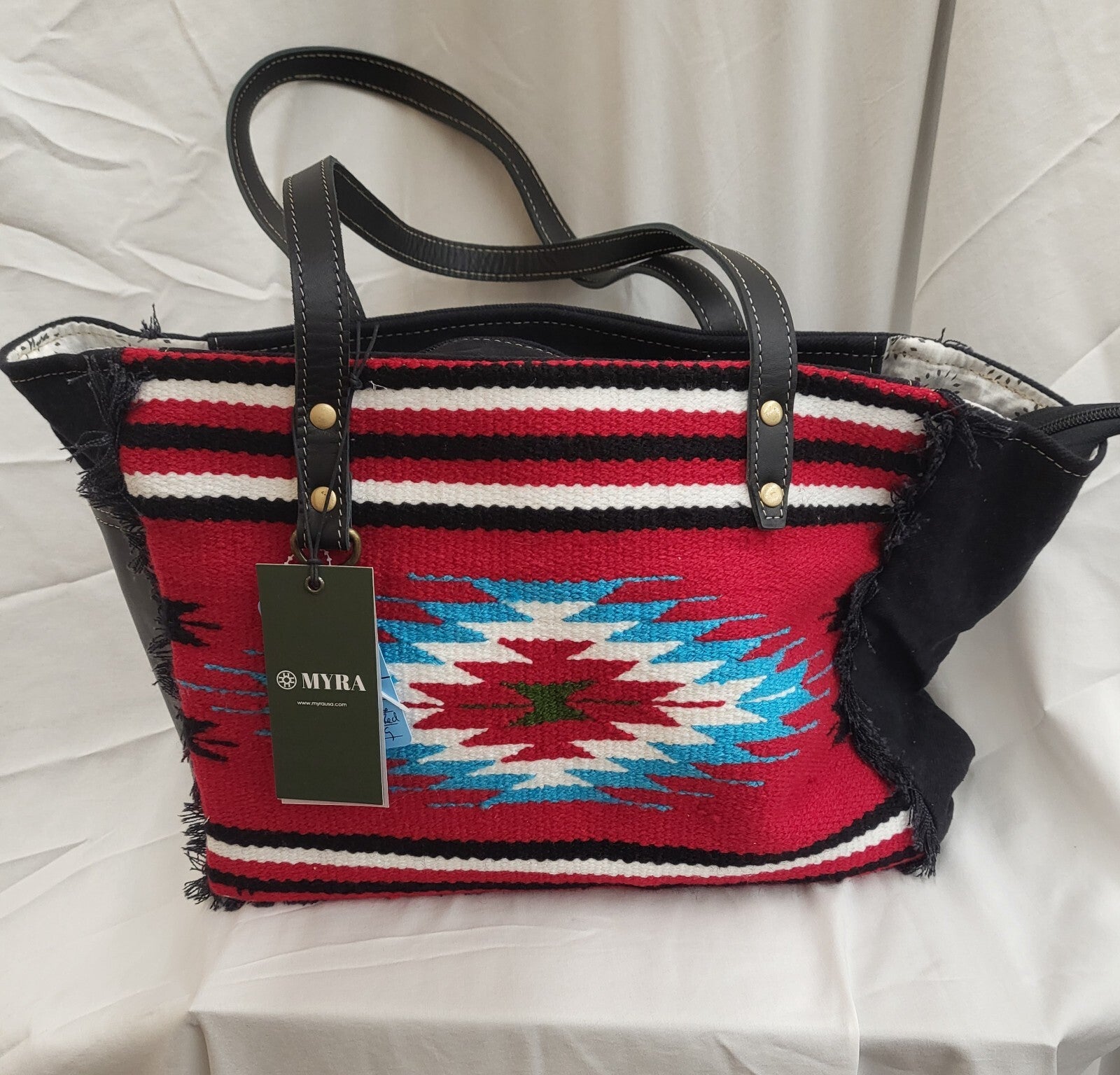 MYRA  Algodones Small Bag in Red