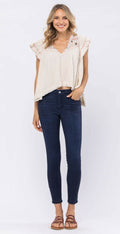Judy Blue Mid- Rise 28.5" Inseam Skinny Jeans