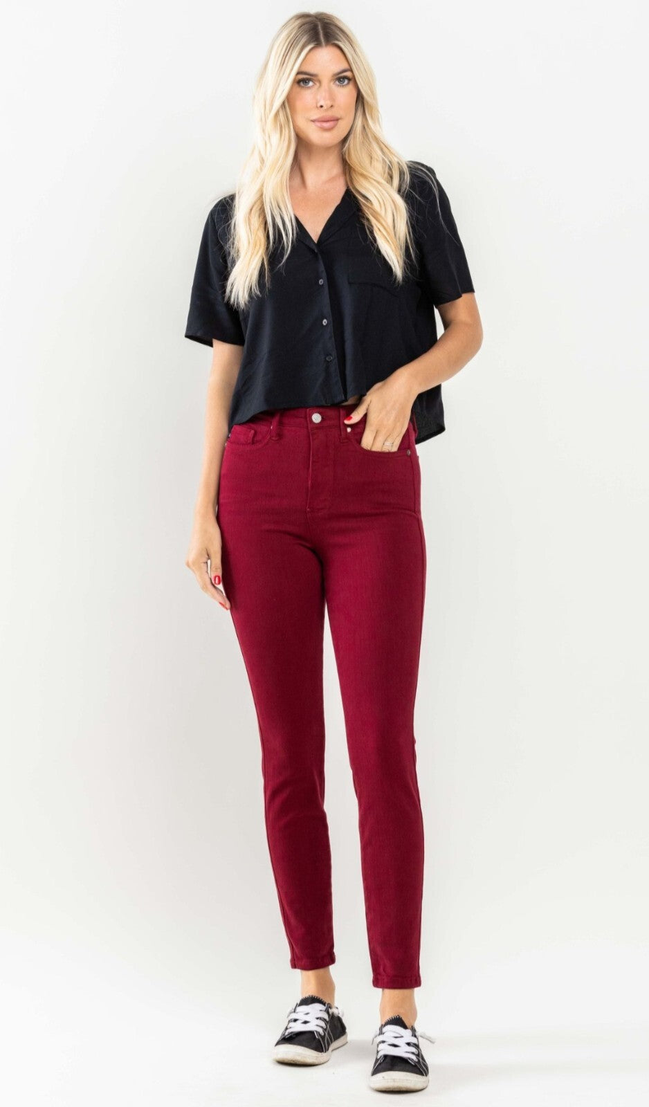 Judy Blue Scarlet High-Rise Skinny W/ Tummy Control Jeans