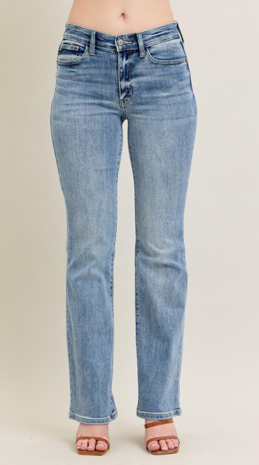 Judy Blue Core Mid-Rise  Bootcut Jeans