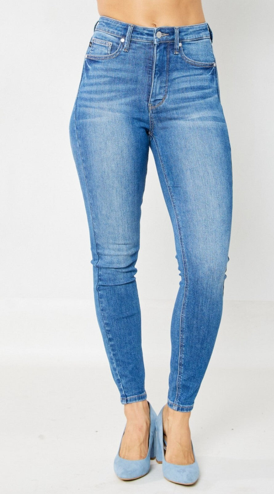 Judy Blue High Waist Tummy Control Classic Skinny  Jeans