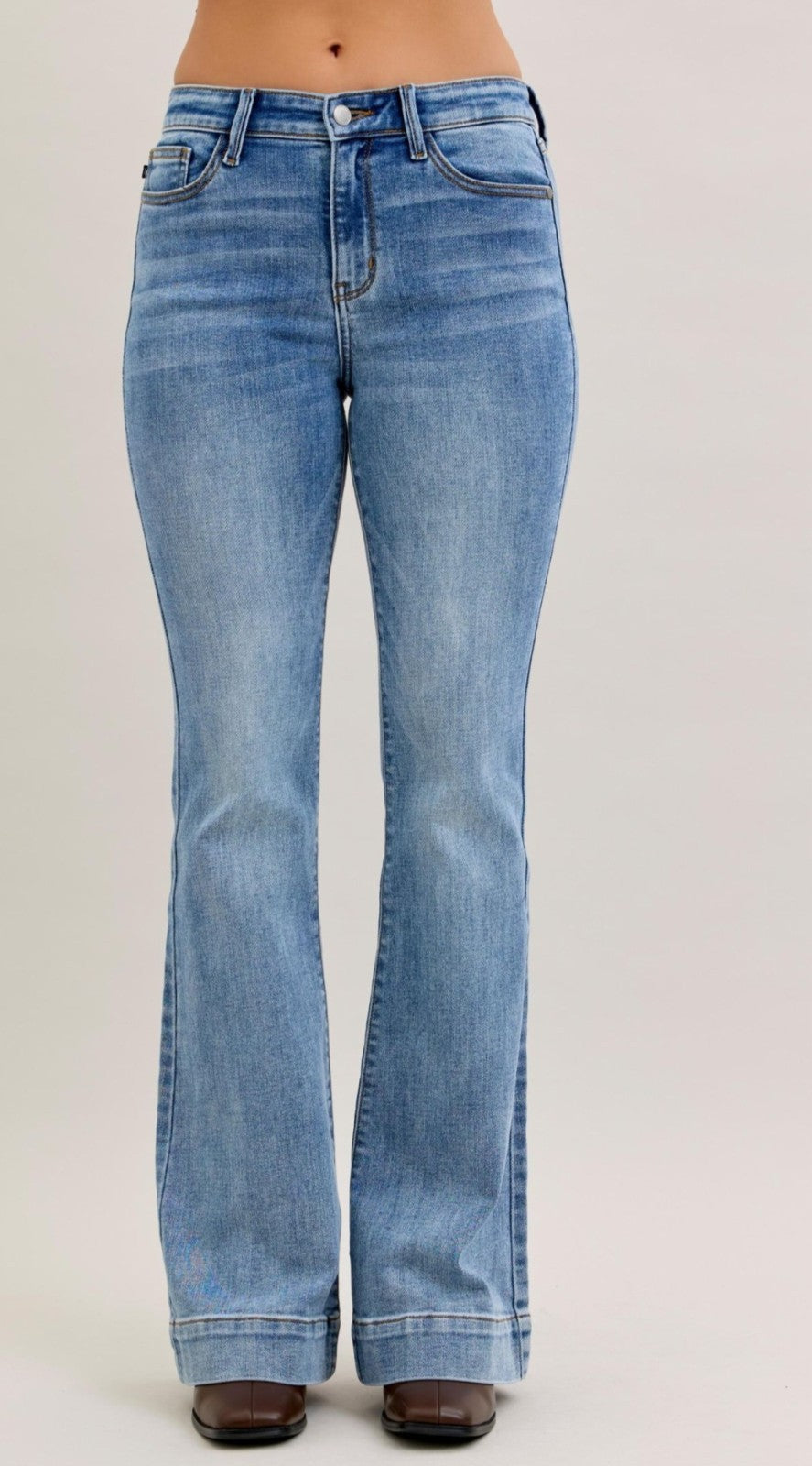 Judy Blue Mid-Rise Flare Jeans