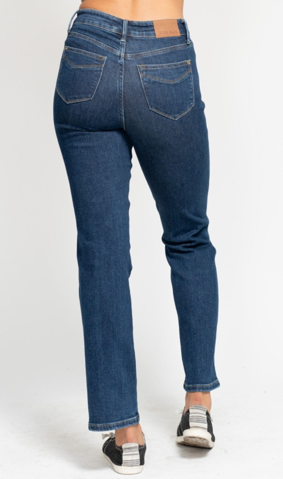 Judy Blue High-Rise W/ Tummy Control  Straight Fit Jeans