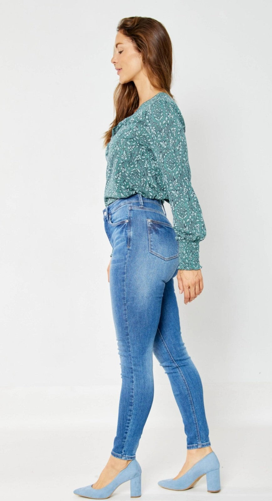 Judy Blue High Waist Tummy Control Classic Skinny  Jeans