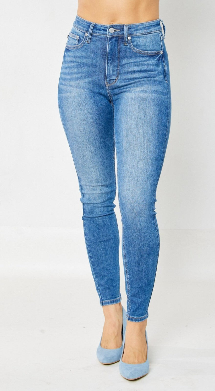 Judy Blue High Waist Tummy Control Classic Skinny  Jeans