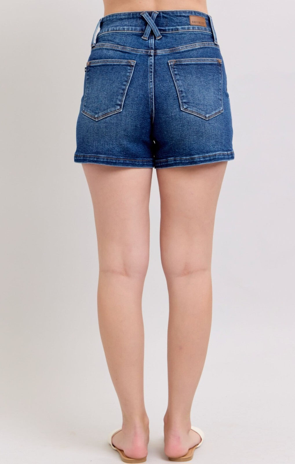 Judy Blue High-Rise Double Button Shorts
