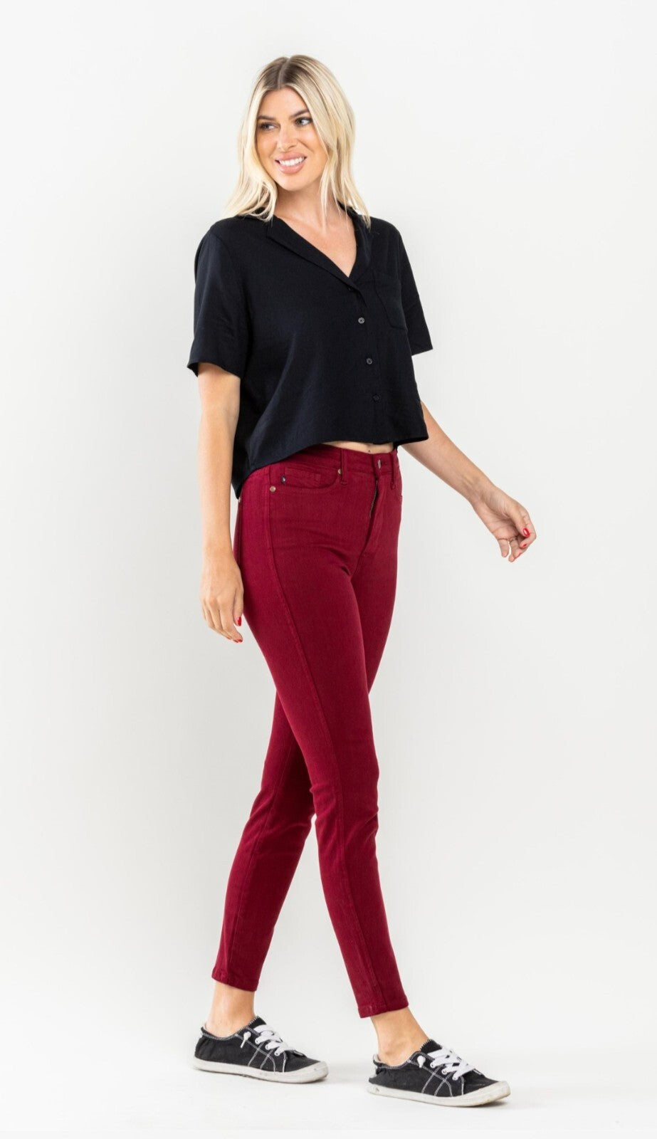 Judy Blue Scarlet High-Rise Skinny W/ Tummy Control Jeans