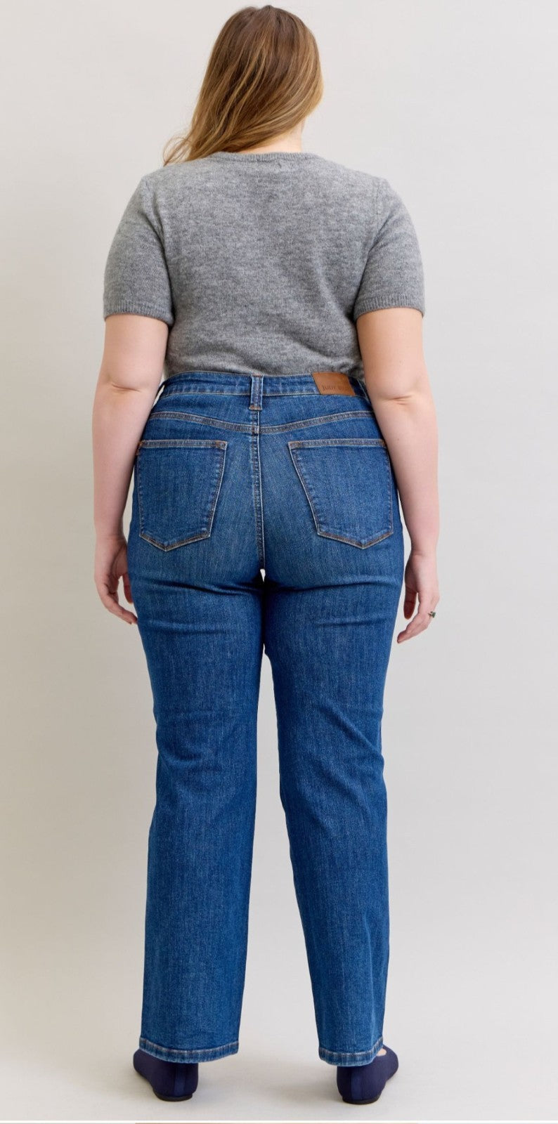 Judy Blue High-Rise W/ Tummy Control  Straight Fit Jeans