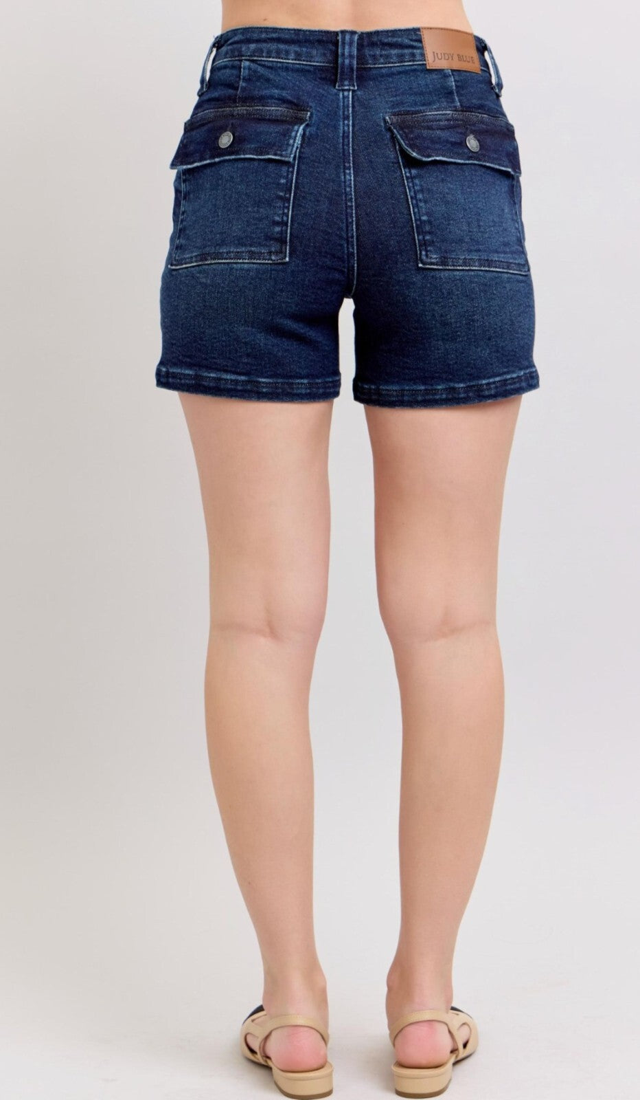 Judy Blue High-Rise Back Flap Pocket  Shorts