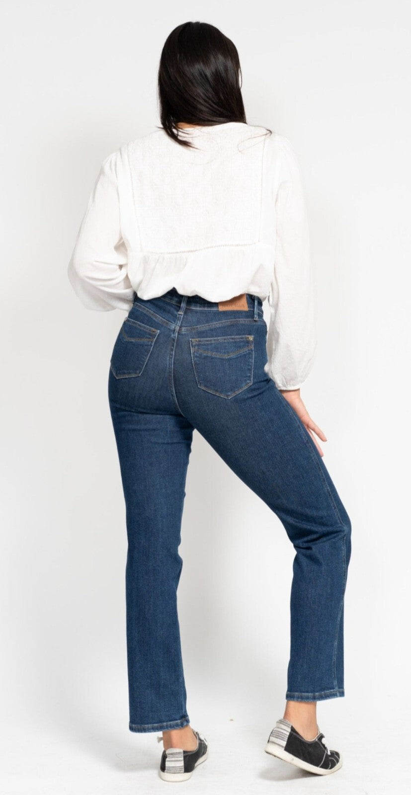 Judy Blue High-Rise W/ Tummy Control  Straight Fit Jeans