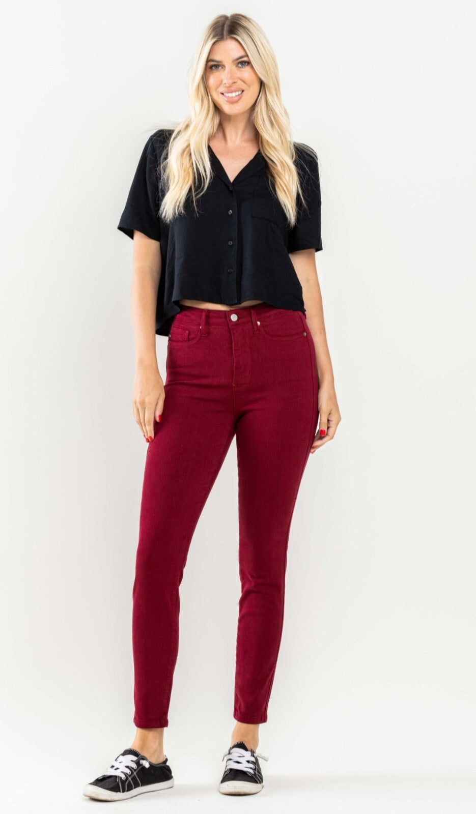 Judy Blue Scarlet High-Rise Skinny W/ Tummy Control Jeans