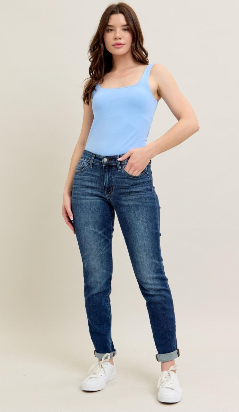 Judy Blue Core Slim Fit Jeans w/ Cuff