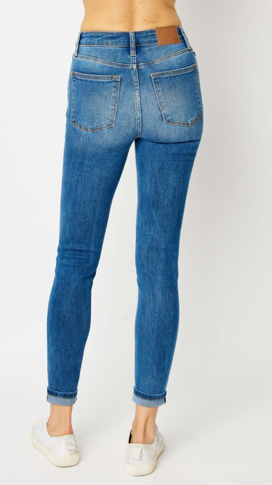 Judy Blue High Waist Non Distressed Skinny  Jeans