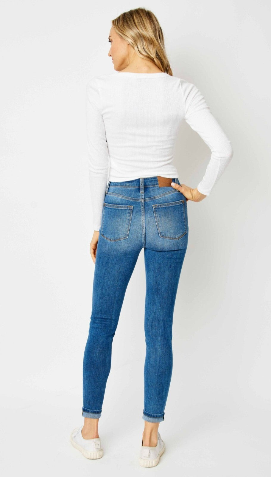 Judy Blue High Waist Non Distressed Skinny  Jeans