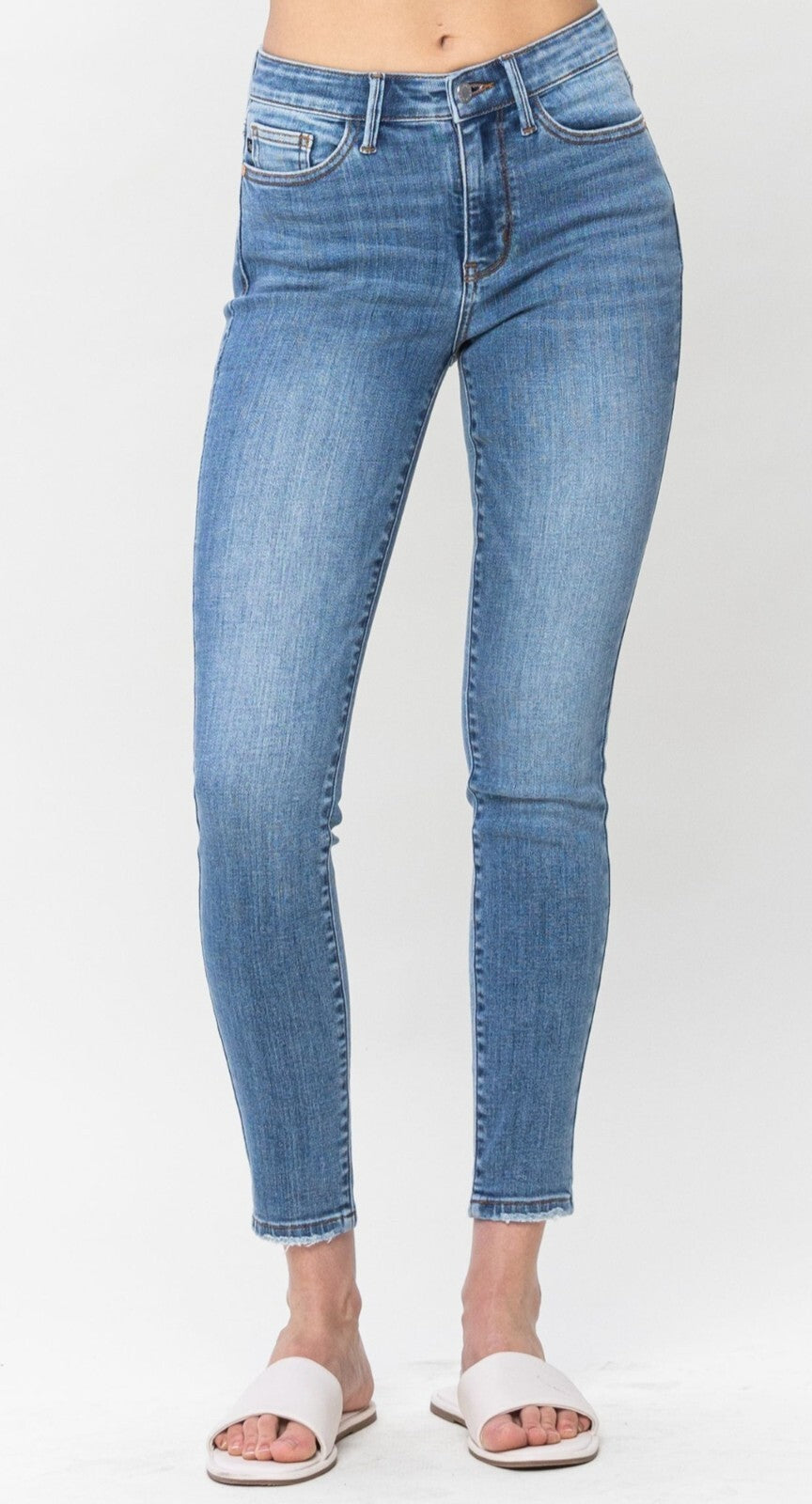 Judy Blue Mid-Rise  Skinny Vintage Jeans