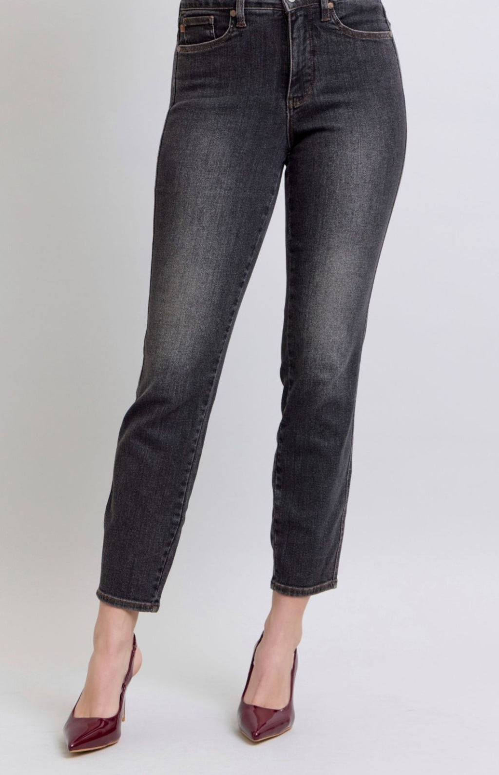 Judy Blue Mid-Rise Slim Fit W/ Tummy Control  Jeans