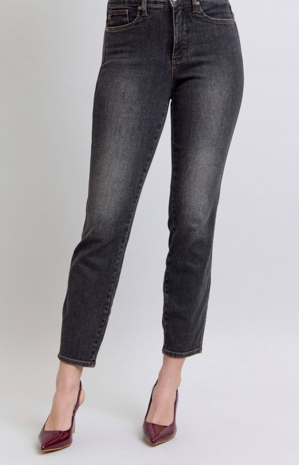 Judy Blue Mid-Rise Slim Fit W/ Tummy Control  Jeans