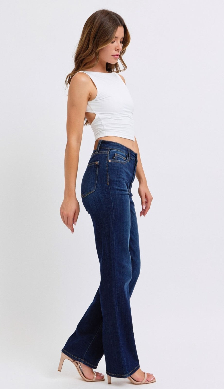 Judy Blue High-Rise Straight Fit Jeans