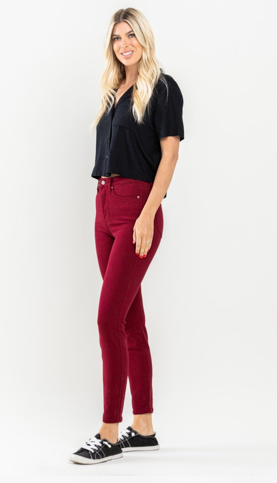 Judy Blue Scarlet High-Rise Skinny W/ Tummy Control Jeans