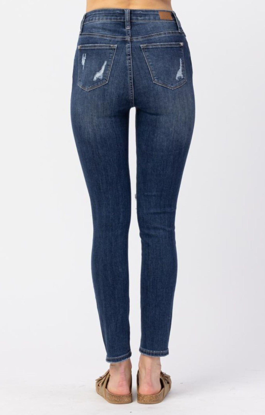 Judy Blue High Rise Button Fly  Skinny  Jean