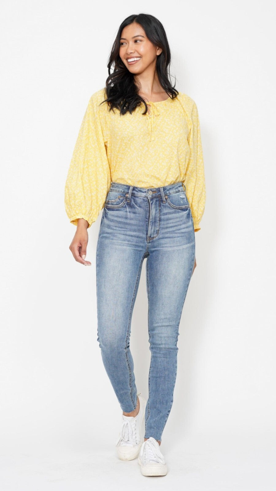 Judy Blue High Waist Skinny With Vintage Pockets Tummy Control Jeans