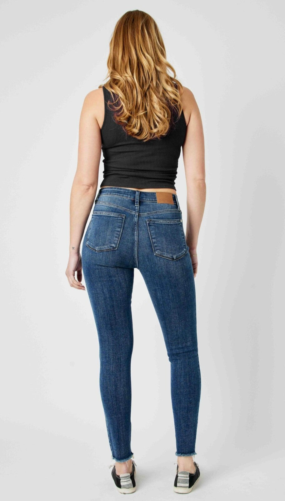 Judy Blue High Waist W/ Distressing Skinny  Jeans